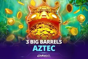 3 Big Barrels Aztec - POCKETSLOT777