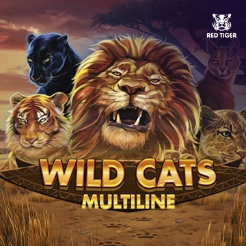 Redtiger : Wild Cats Multiline - POCKETSLOT777